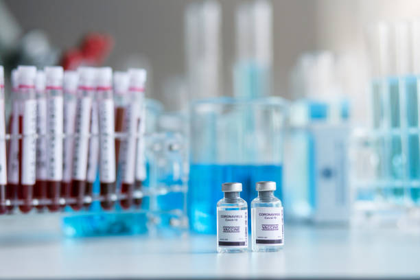 istock COVID19 Coronavirus vaccine with test tube 1247642706