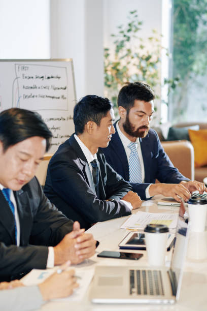 istock Entrepreneurs discussing development of business 1247653457