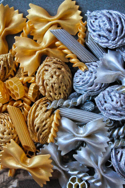 istock gold and silver decorative elements, Christmas decorations and gifts, Background, Texture 1247654646