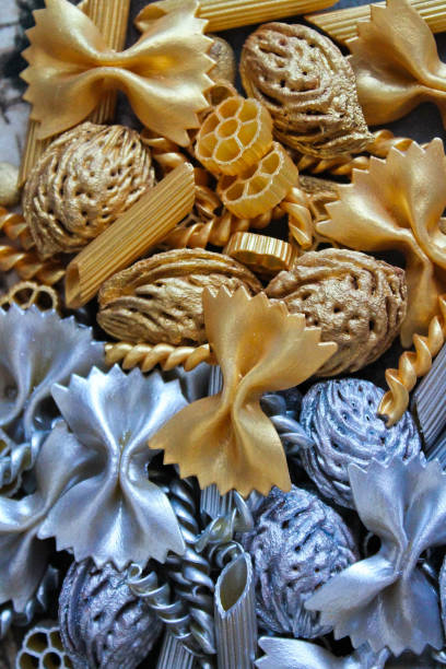 istock gold and silver decorative elements, Christmas decorations and gifts, Background, Texture 1247654652