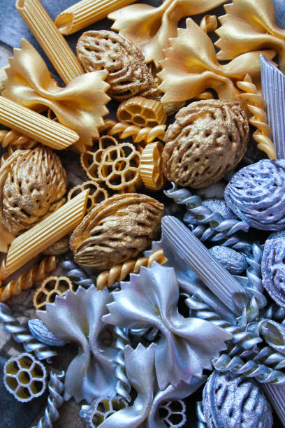 istock gold and silver decorative elements, Christmas decorations and gifts, Background, Texture 1247654777