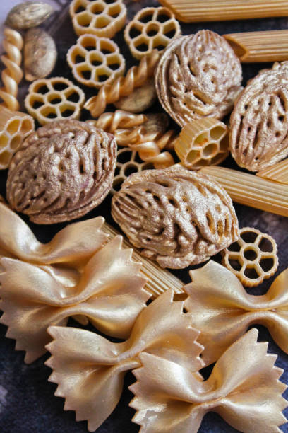 istock golden decorative elements, christmas decorations and gifts, background, texture 1247654927