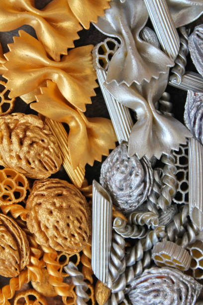 istock gold and silver decorative elements, Christmas decorations and gifts, Background, Texture 1247655003