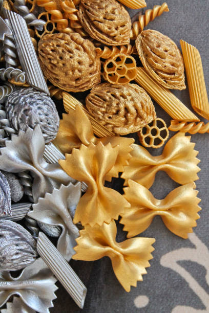 istock gold and silver decorative elements, Christmas decorations and gifts, Background, Texture 1247656061