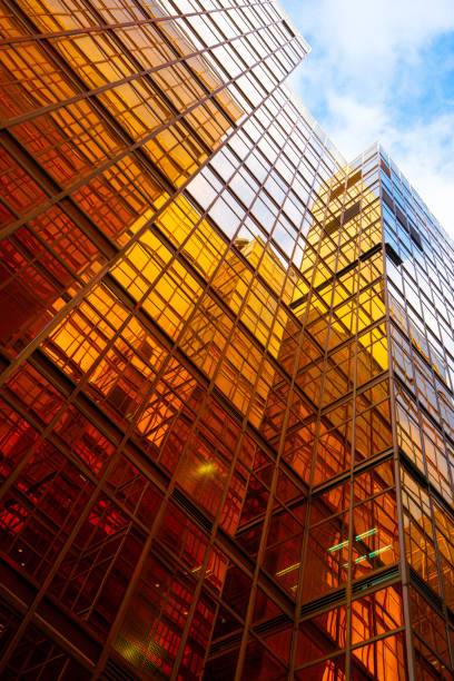 istock Modern skyscrapers in business district 1247678224