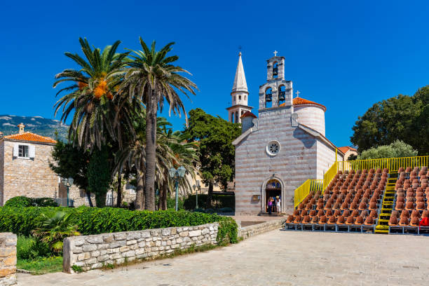 istock Holy Trinity Church, Budva, Montenegro 1247699115