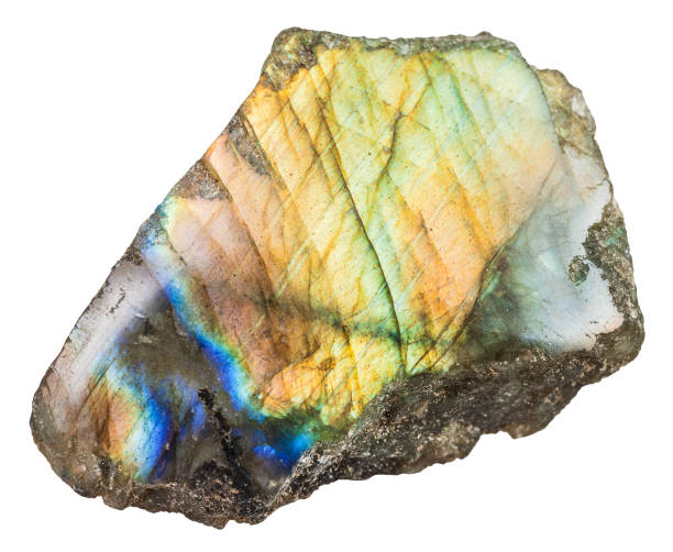 istock piece of polished labrador (labradorite) gemstone 1247702839