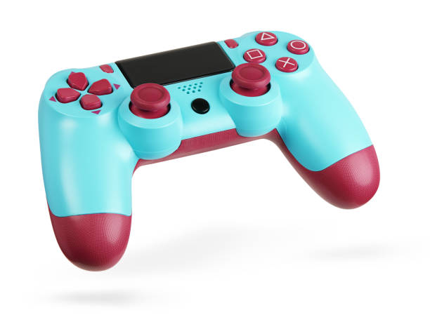 istock Gamepad for video games isolated on white background 1247718702