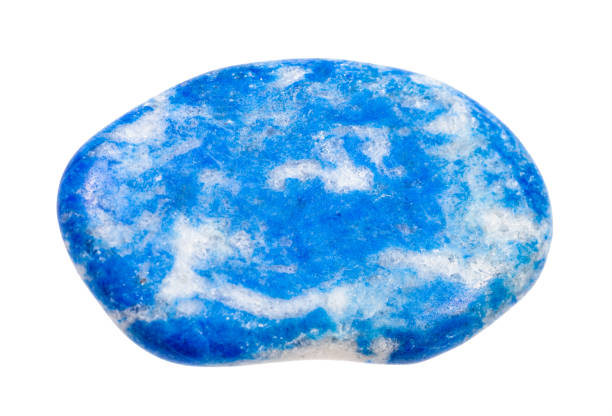 istock polished Lazurite (lapis) gem stone isolated 1247731356