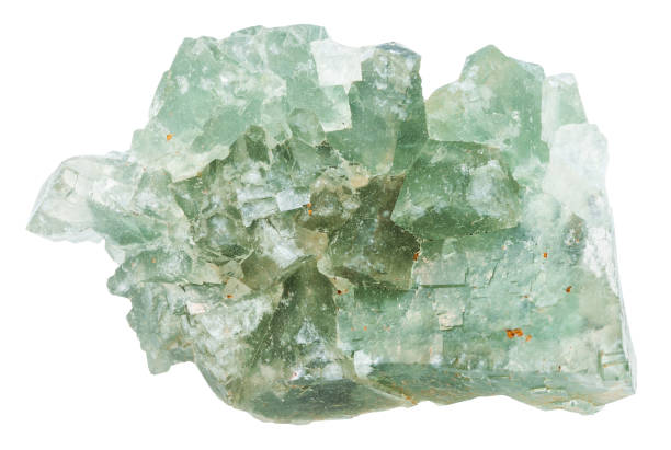 istock raw green fluorite stone isolated 1247736373