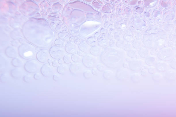 istock Blurred abstract light blue background with bubbles. The concept is summer, soft drinks, freshness. For the backing of a site or mobile application. 1247744055