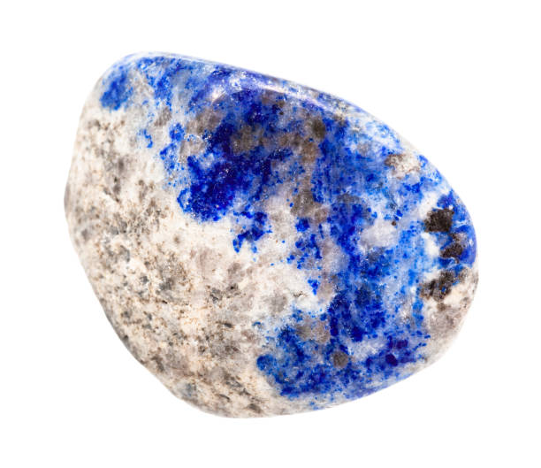 istock tumbled Lapis lazuli (Lazurite) gem stone isolated 1247745744