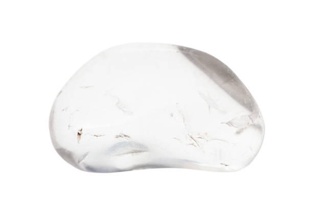istock tumbled colorless Rock crystal gemstone isolated 1247753058