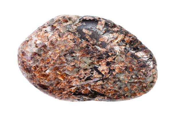istock tumbled Titanite (Sphene) rock isolated on white 1247753069