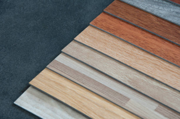 istock Sample of wood. Laminate. Veneer. Vinyl. 1247767649