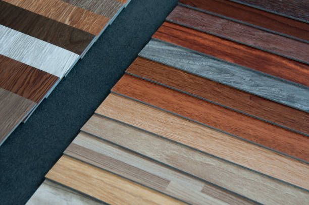 istock Sample of wood. Laminate.  Materials construction. 1247768170