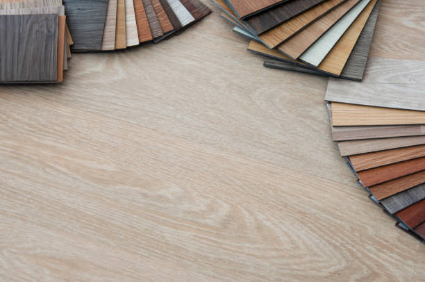 istock Sample of wood. Laminate. Veneer. Vinyl. 1247768171