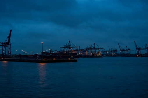 Port of Hamburg. Germany