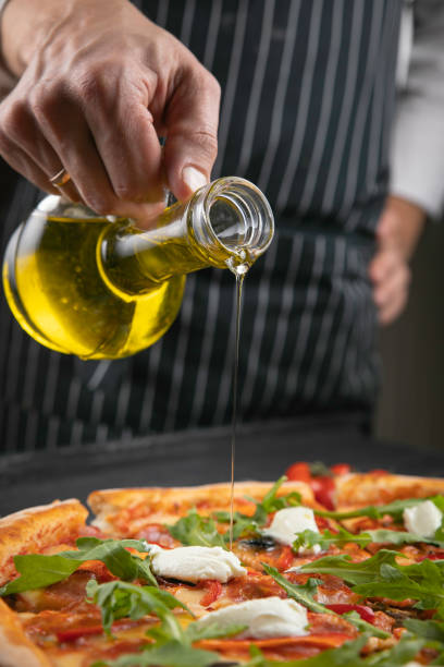istock Italian pizza with tomatoes with tomatoes 1247791458