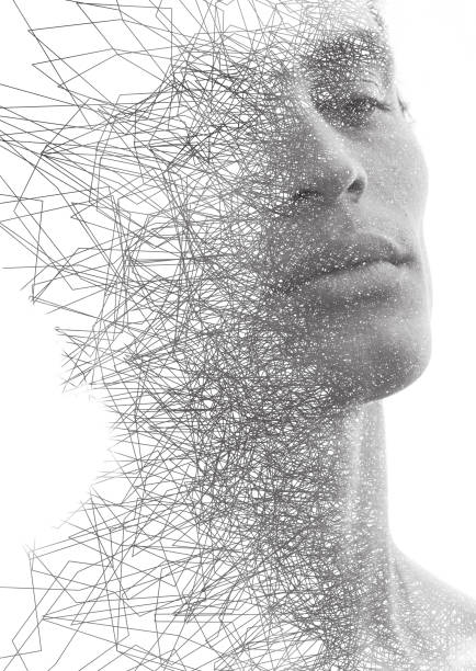 istock A portrait combined with a digital illustration 1247800362