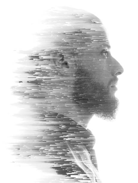 istock A portrait combined with a digital illustration 1247803927