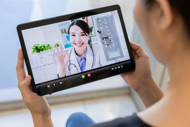istock telemedicine concept- video chat 1247804179