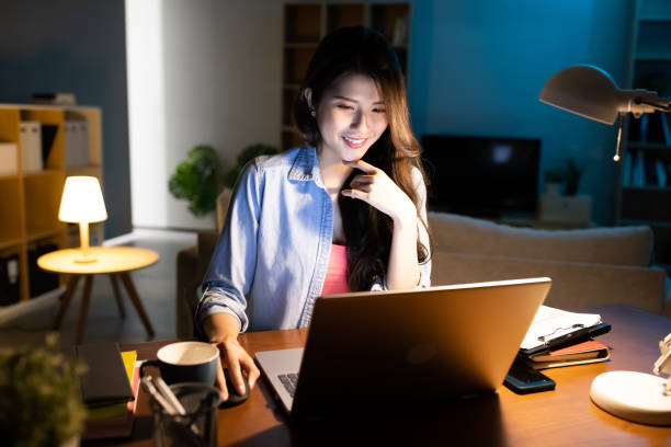 istock business woman work from home 1247804665