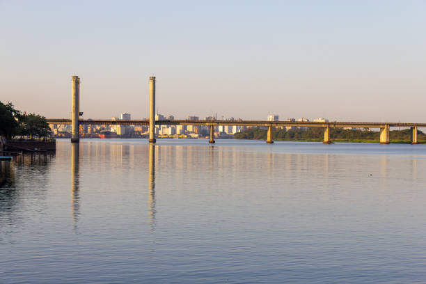 istock Bridge over Guaiba river in Porto Alegre 1247827709