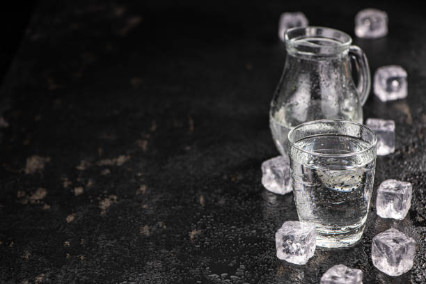 istock Portion of sparkling water (detailed close up shot; selective focus) 1247829245