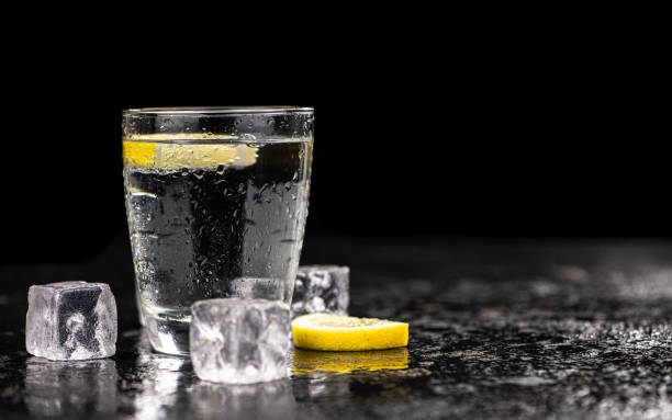 istock Portion of sparkling water (detailed close up shot; selective focus) 1247829307
