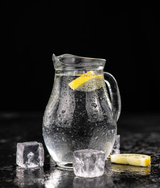 istock Portion of sparkling water (detailed close up shot; selective focus) 1247829357