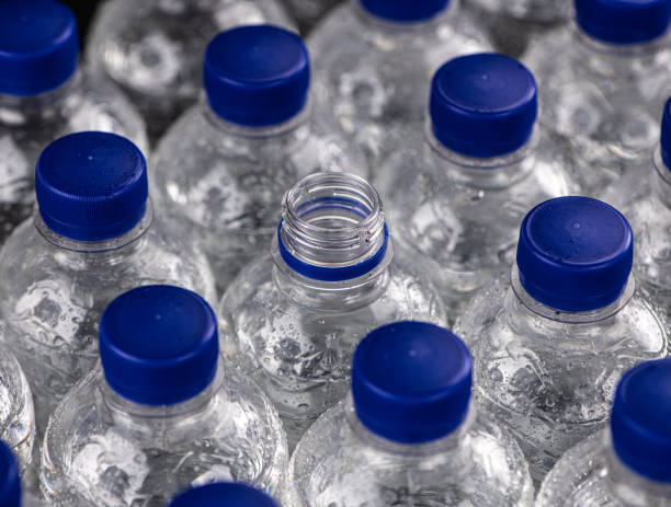 istock Bottles of sparkling water (chilled; close up shot) 1247836052