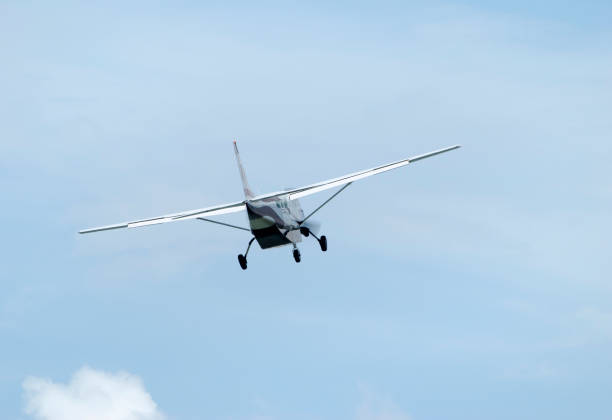 istock Airplane Flying From Belize City 1247882871