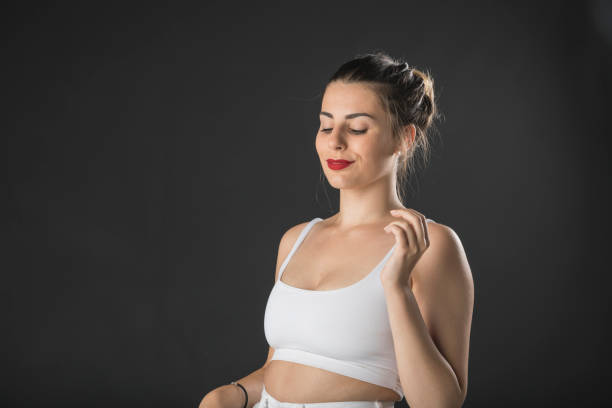 istock young model with long hair posing for the camera 1247884248