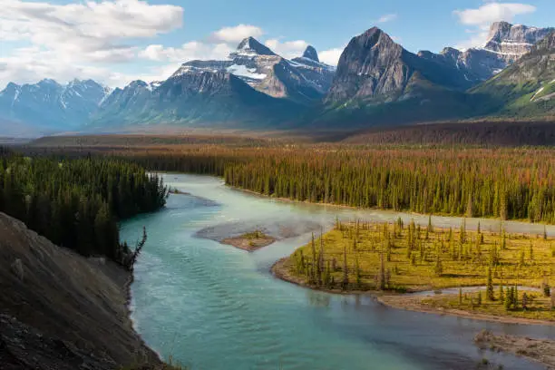 Photo of Athabasca river