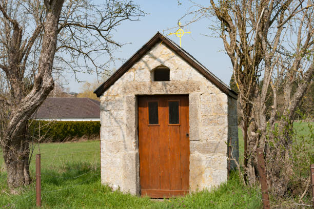 Country chapel stock photo
