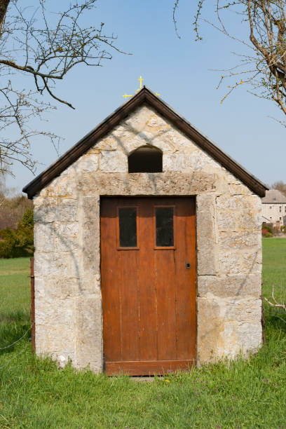 Country chapel stock photo