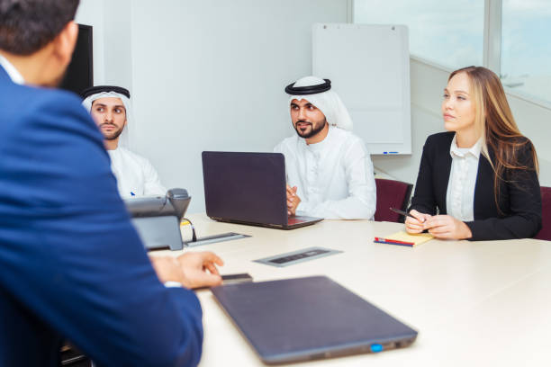 istock Business meeting in Dubai 1247889841
