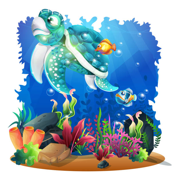 istock beautiful marine life with various types of coral reefs and colorful fish 1247891846