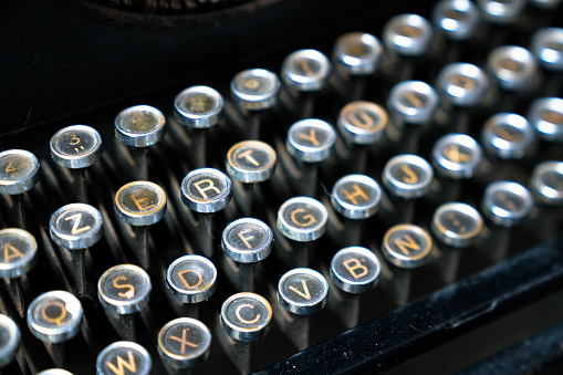 Enigma - a retro typewriter from the Second World War.