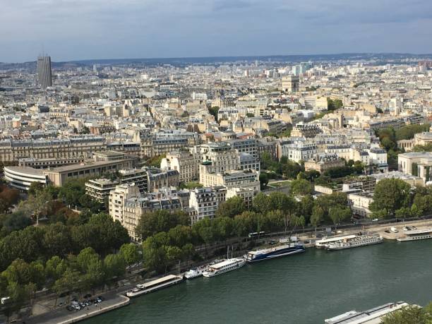 istock Panoramic view from the Eiffel tower, Paris, France 1247893402