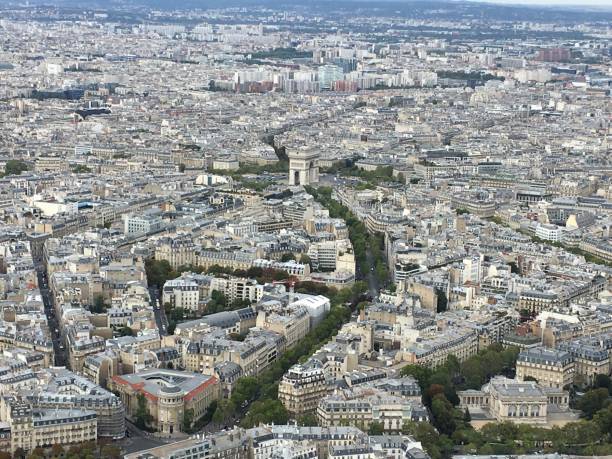istock Panoramic view from the Eiffel tower, Paris, France 1247893476