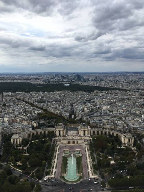 istock Panoramic view from the Eiffel tower, Paris, France 1247893507