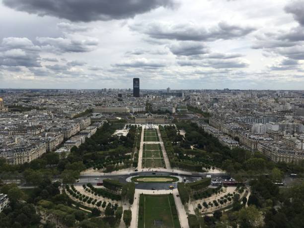 istock Panoramic view from the Eiffel tower, Paris, France 1247894095