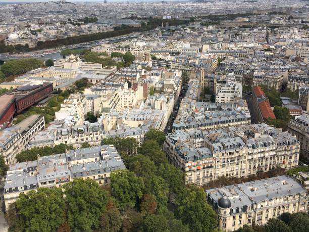 istock Panoramic view from the Eiffel tower, Paris, France 1247895228