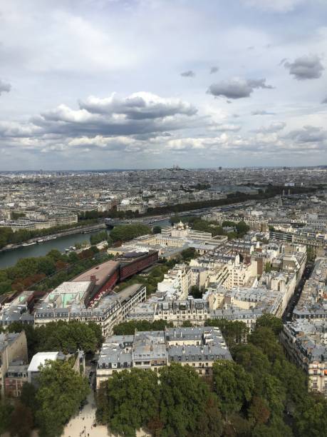 istock Panoramic view from the Eiffel tower, Paris, France 1247895255