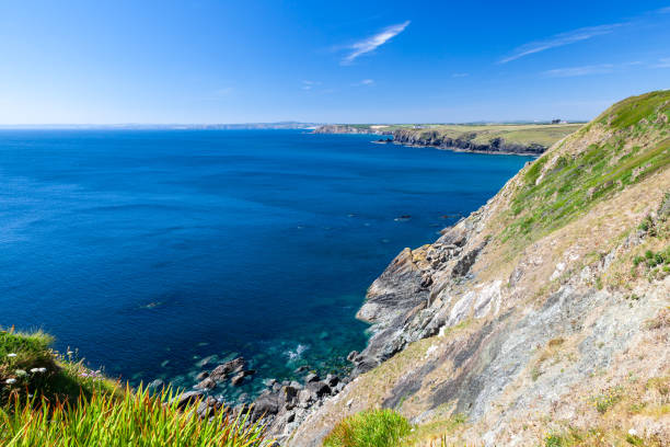 istock Summers day at Mullion Cove Cornwall England UK Europe 1247914397