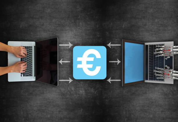 istock Online Banking - Business Chalkboard Background 1247918958