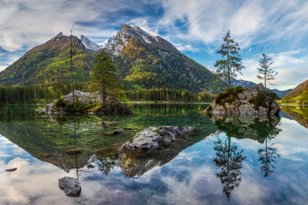 istock Lake Hintersee in Berchtesgaden National Park, Bavaria, Germany 1247921630