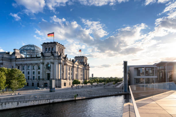 istock Berlin Reichstag and government district at sunset 1247921808